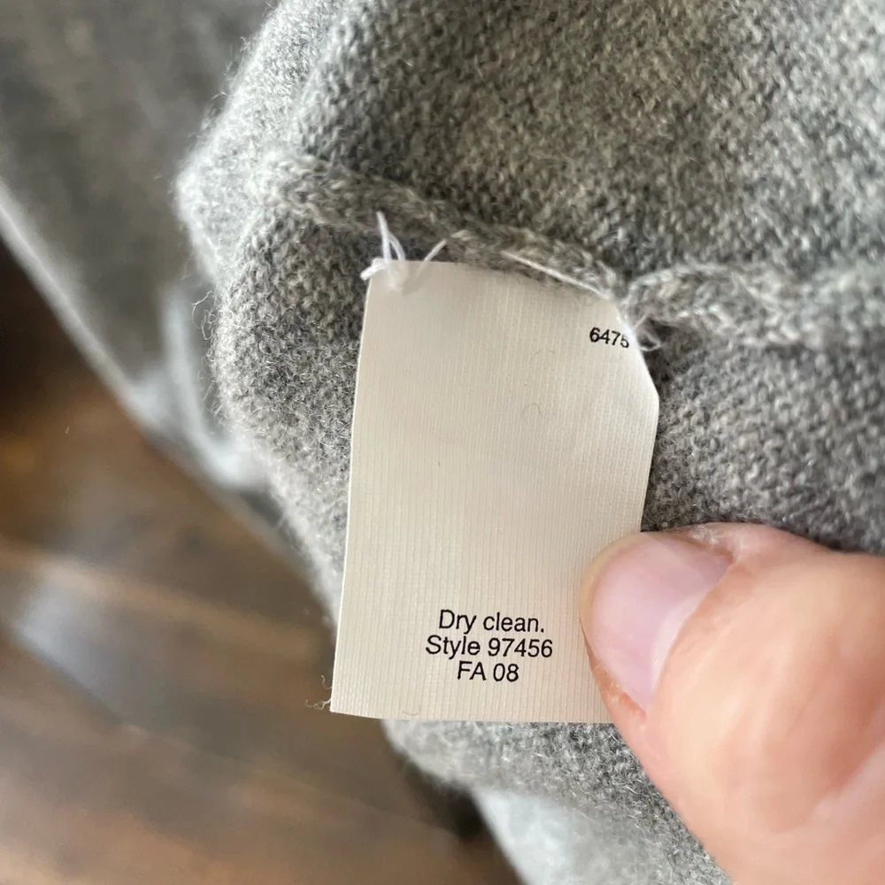 J. Crew gray cashmere